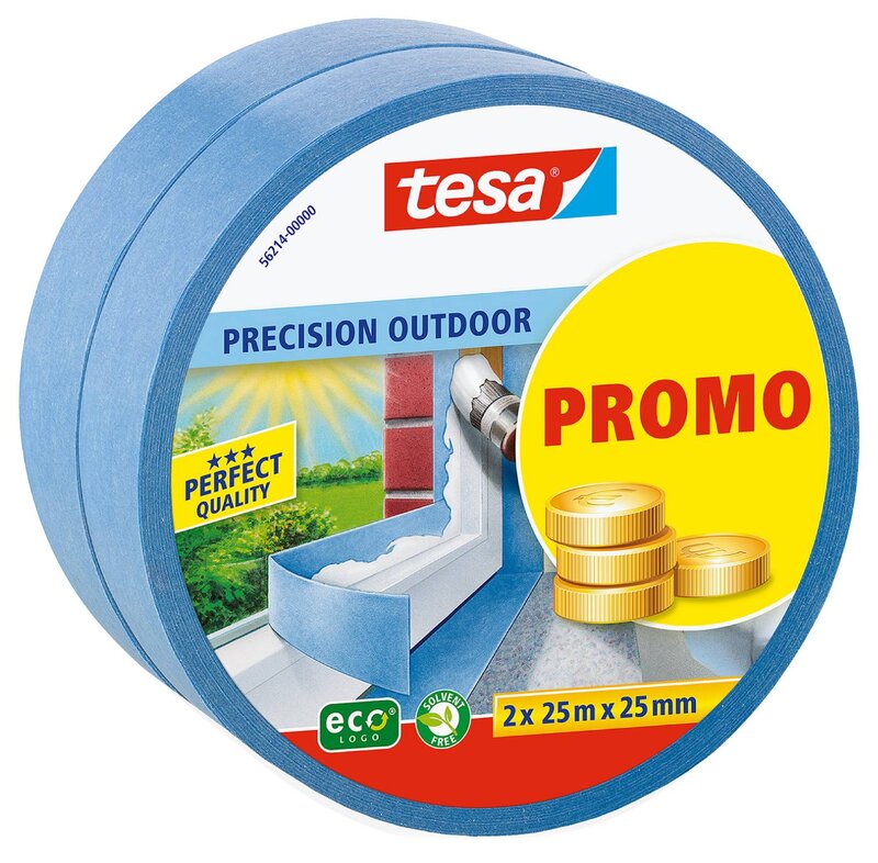 MASKERINGSTEJP PRECISION OUTDOOR 56214 TESA 25MMX25M