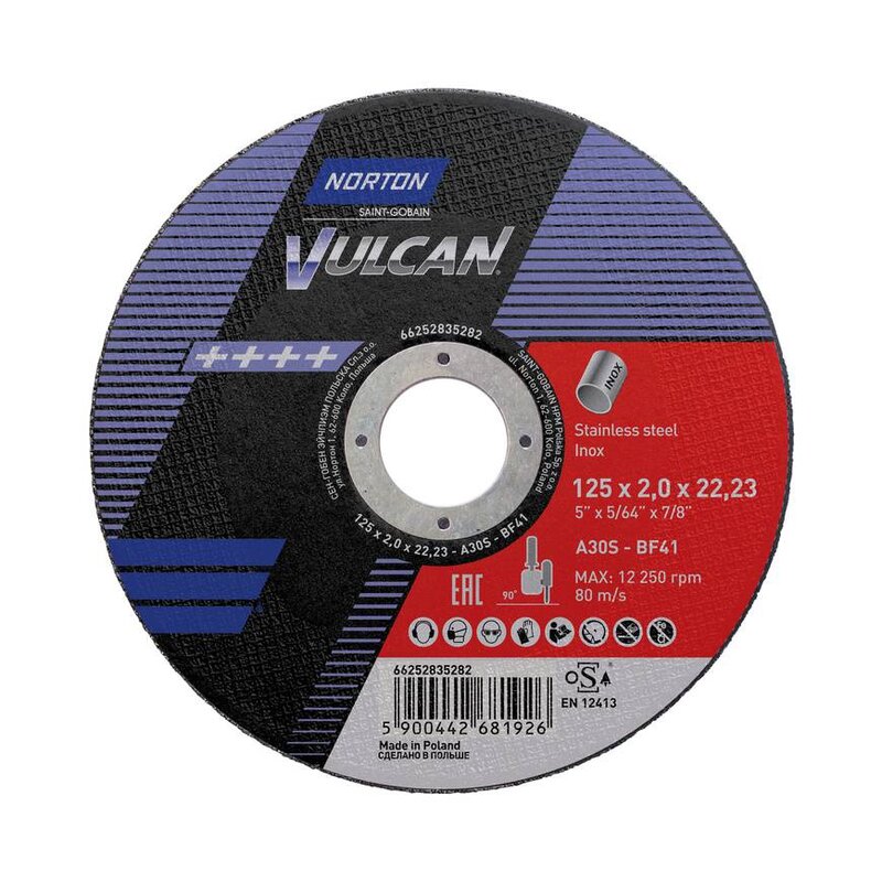 KAPSKIVA 115X1,6X22 VULCAN