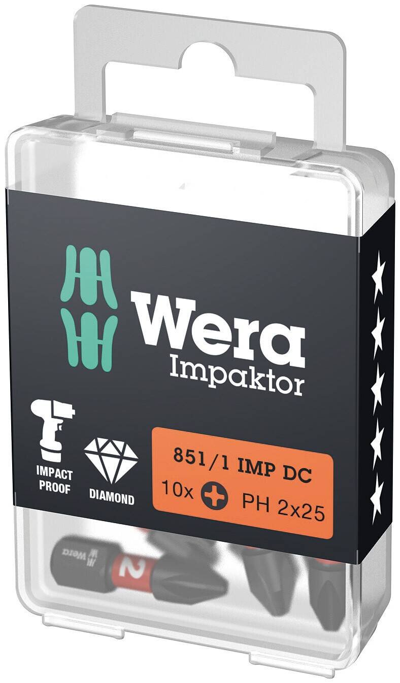 BITS PACK 851/4 IMP DC PH3 WERA 50MM