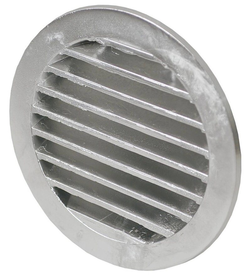 VENTILGALLER FRESH RUNT NÄT OCH STOS GJUTEN ALUMINIUM 80MM