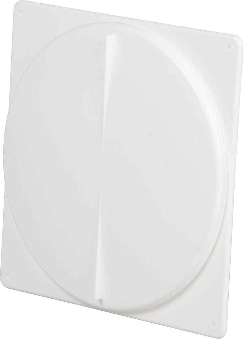 TALLRIKSVENTIL FYRKANTIG FRESH VIT 117X117MM 80MM