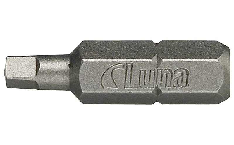 BITS FYRKANT SQ1 25MM 2 PACK FÄSTE 1/4