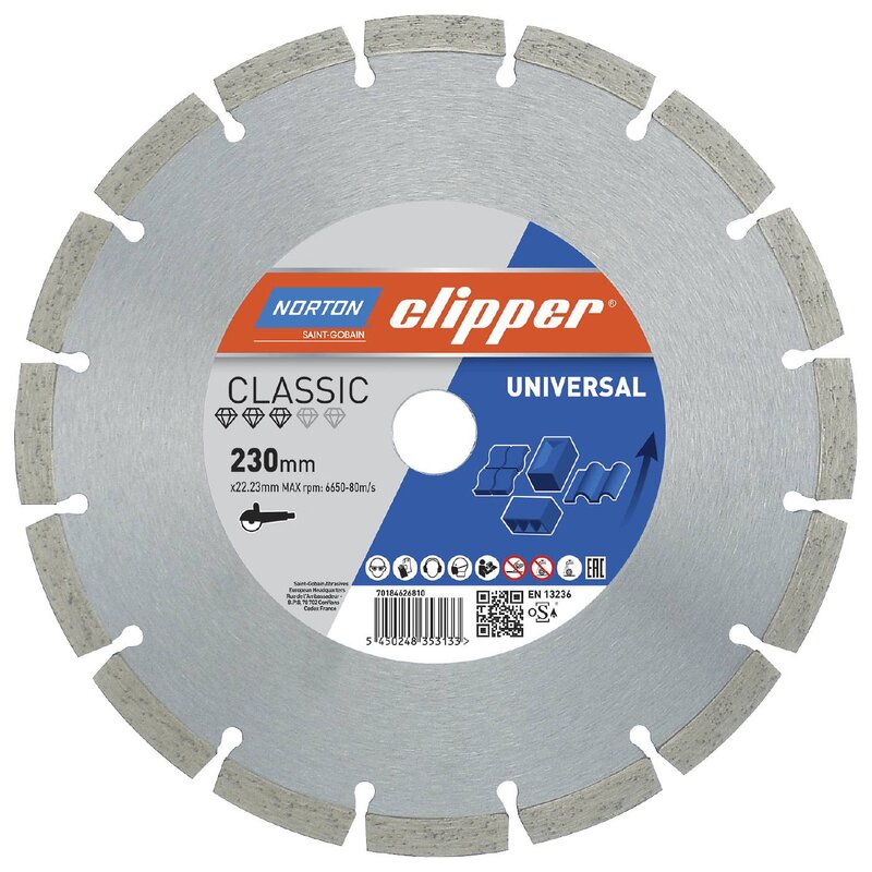 DIAMANTKLINGA CLASSIC UNIVERSAL 180X22