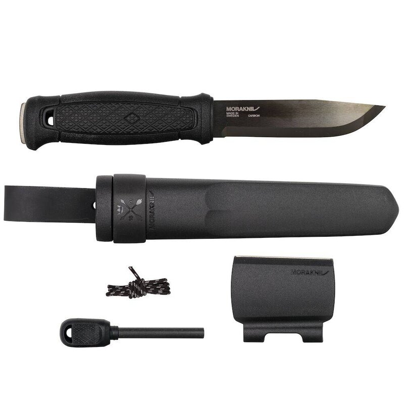 GARBERG BLACKBLADE MED SURVIVAL KIT MORAKNIV (C) SVART