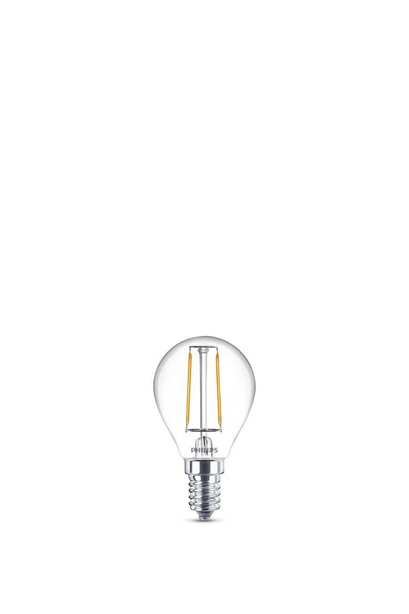 LEDLAMPA PHILIPS CLASSIC GLAS 25W KLOT E14 SRT4 VARMVIT KLAR