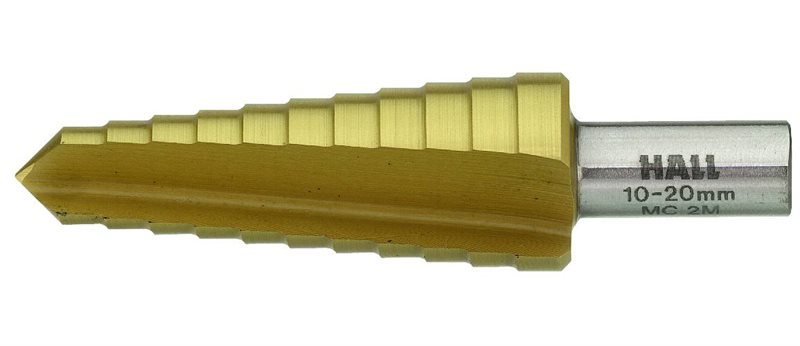 STEGBORR KONISKT 1M TIN
