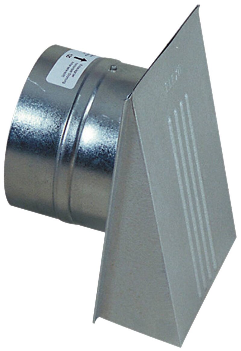 VENTILATIONSVENTIL FLEXIT ALUZINK KÅPA SPJÄLL 4X6 DIAM100MM
