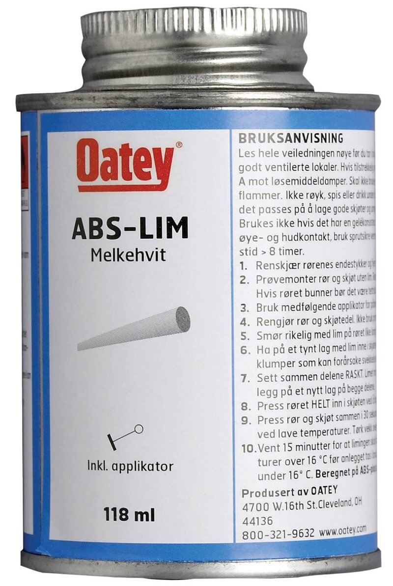 CEMENTLIM ABS FÖR CENTRALDAMMSUGARE FLEXIT 118ML