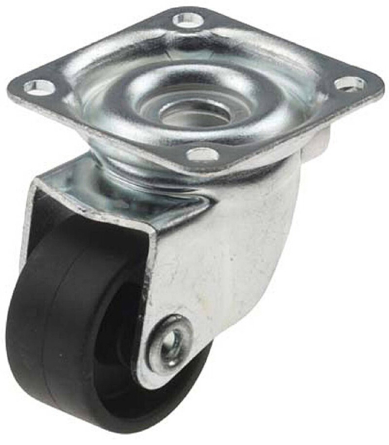 LÄNKHJUL MILLERS MED PLATTA SVART 30MM