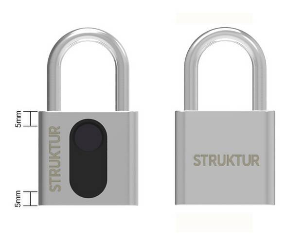 HÄNGLÅS FINGERPRINT STRUKTUR