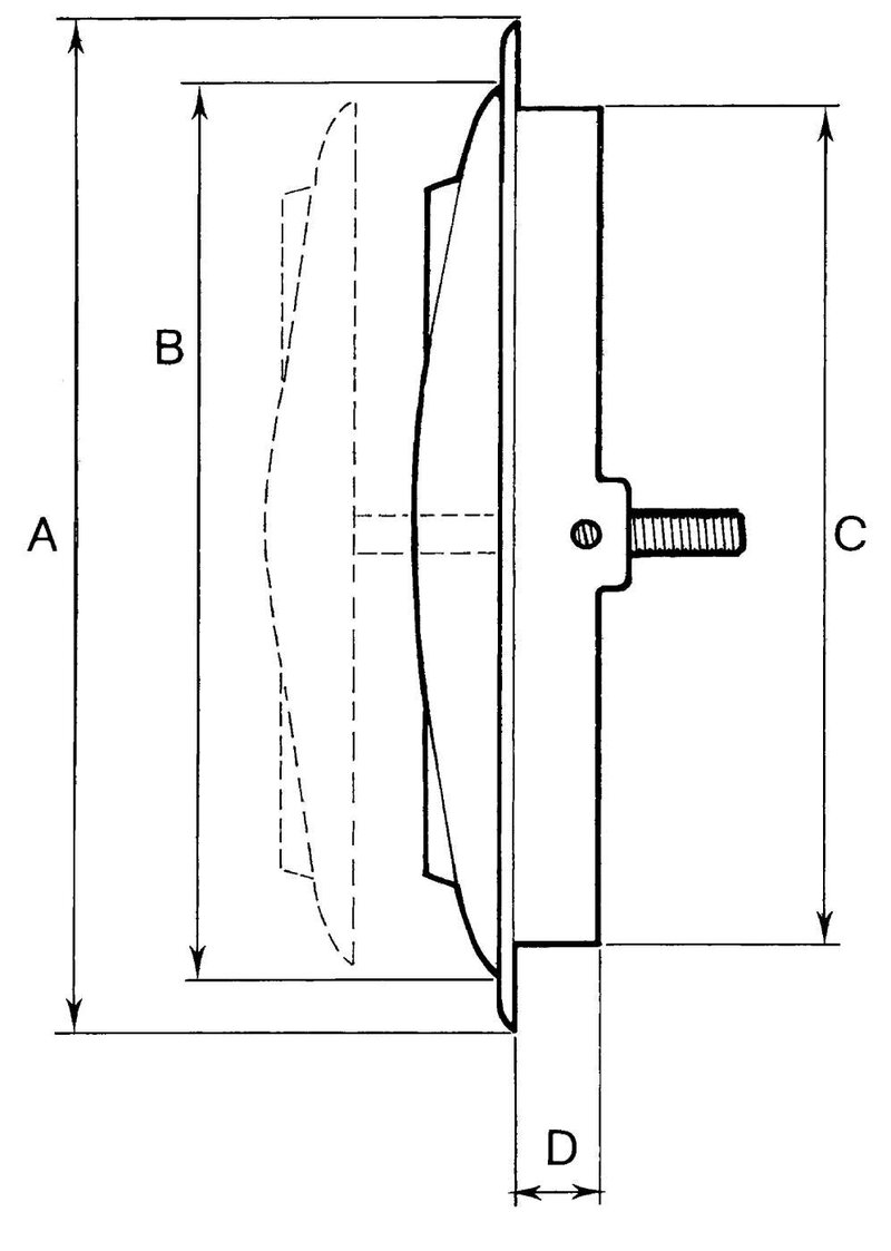 TALLRIKSVENTIL 285 BIOBE 100MM
